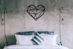 Heart Metal Decor Veggdekor