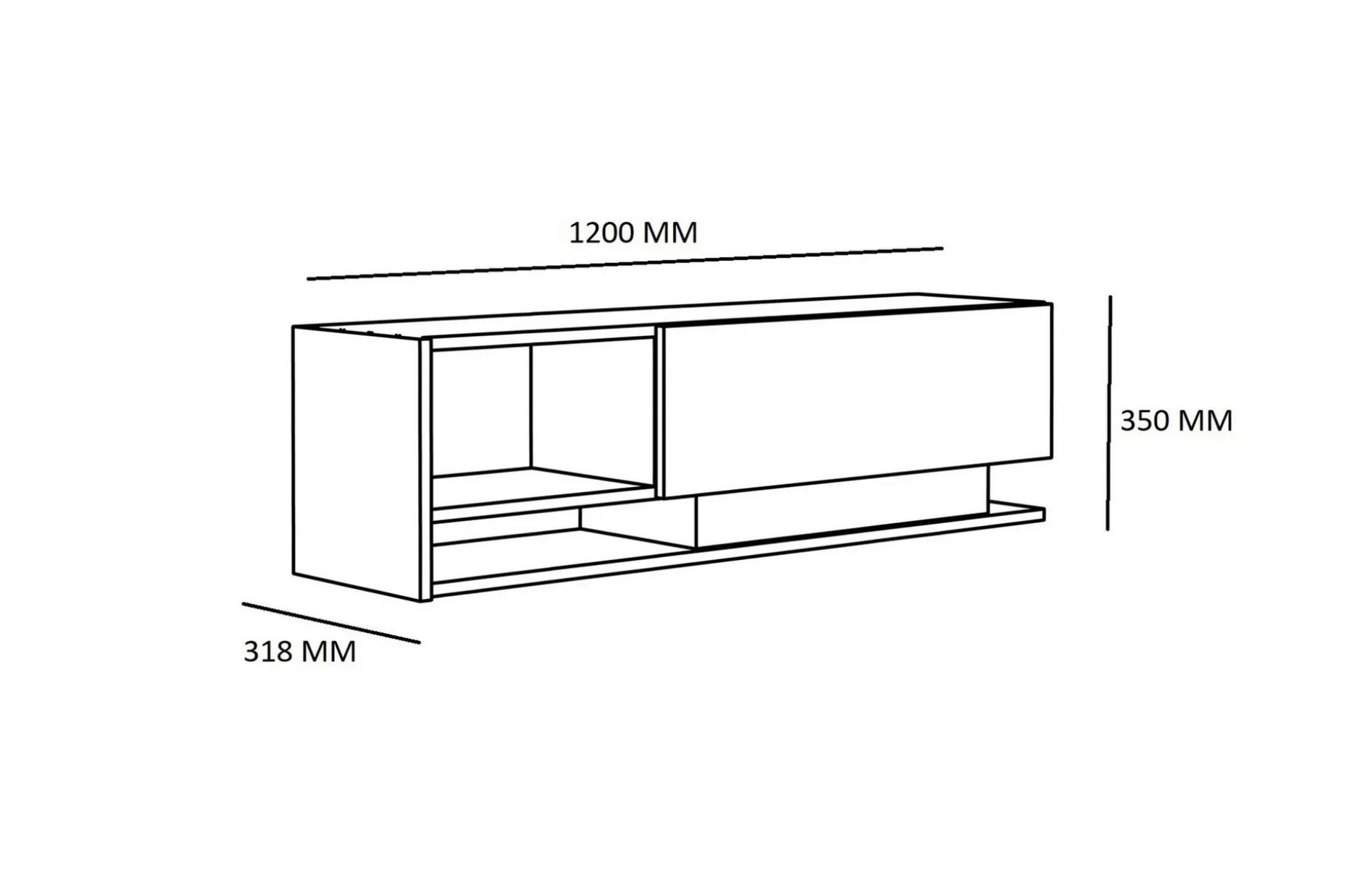 Hejde TV-Benk 120 cm