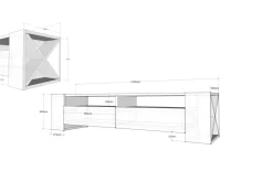 Hejde TV-Benk 155 cm