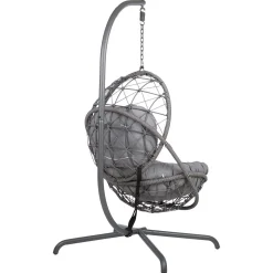 Hengestol HOME4YOU Amara 134x134x196 cm mørkegrå