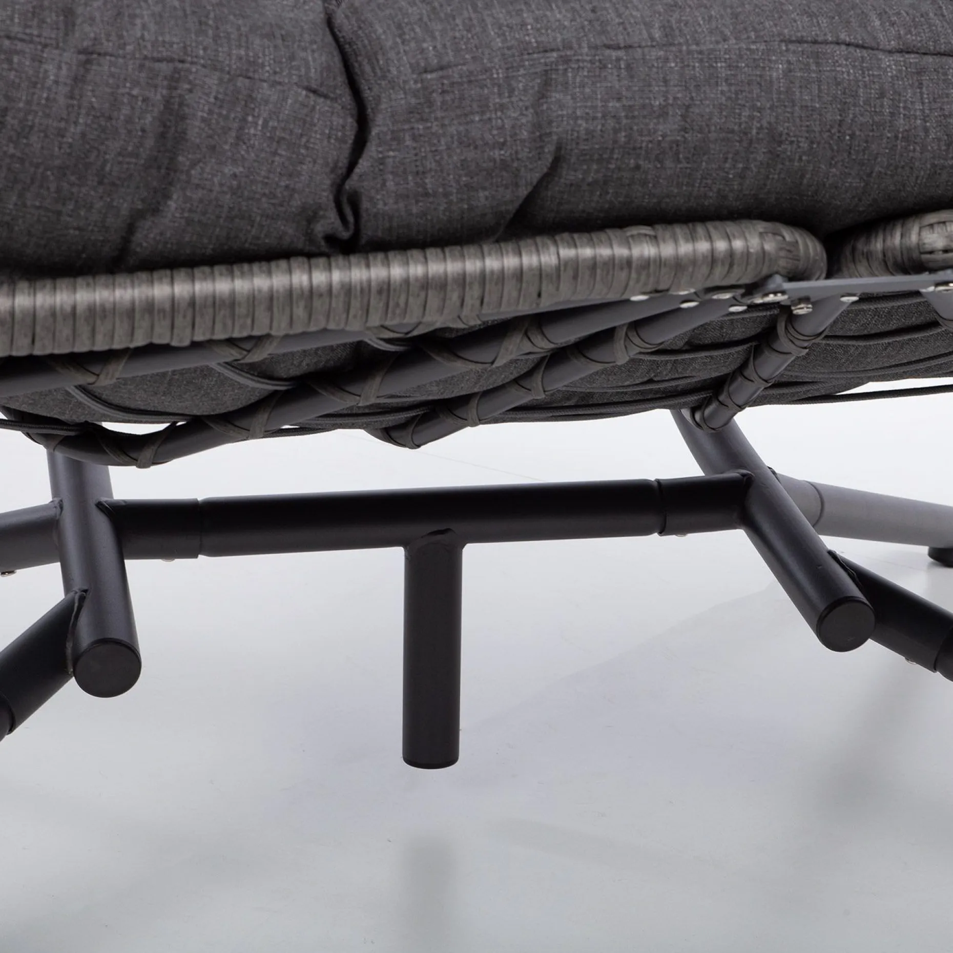 Hengestol HOME4YOU Finse 2-seter 142x106x194 cm mørkegrå