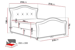 Hestra Lux Kontinentalseng 200x200 cm