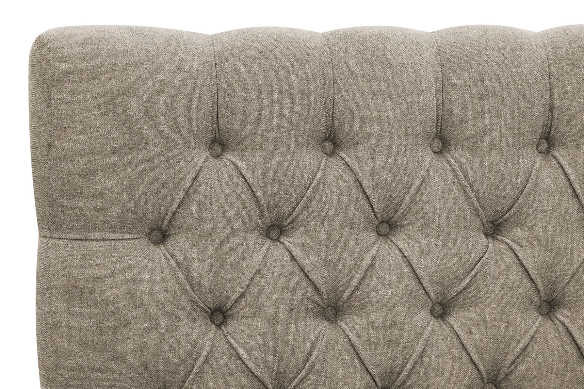 Hilton Lyx komplett sengpakke 180x200 cm kontinentalseng med knappepolstret sengegavl i chenille