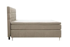 Hilton Lyx komplett sengpakke 180x200 cm kontinentalseng med knappepolstret sengegavl i chenille