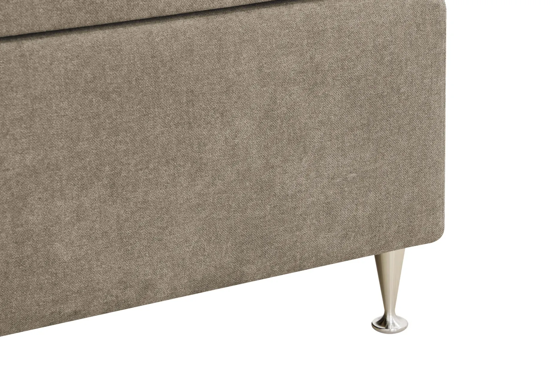 Hilton Lyx komplett sengpakke 180x200 cm kontinentalseng med knappepolstret sengegavl i chenille