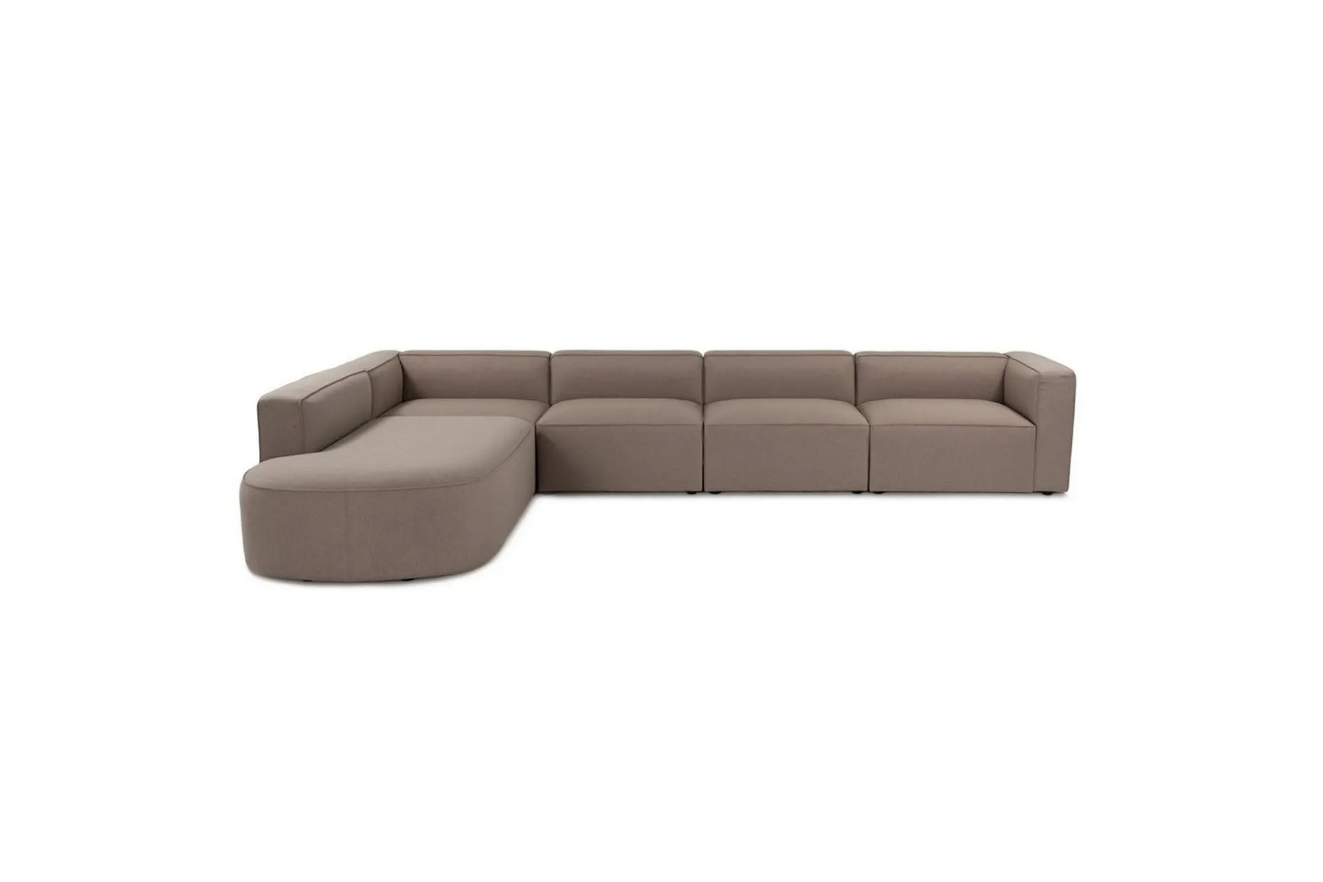 Hjørnesofa Abbas Lys Brun