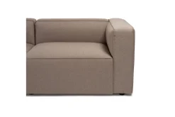 Hjørnesofa Abbas Lys Brun