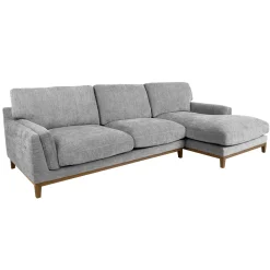 Hjørnesofa HOME4YOU Basil Grå Høyre hjørne