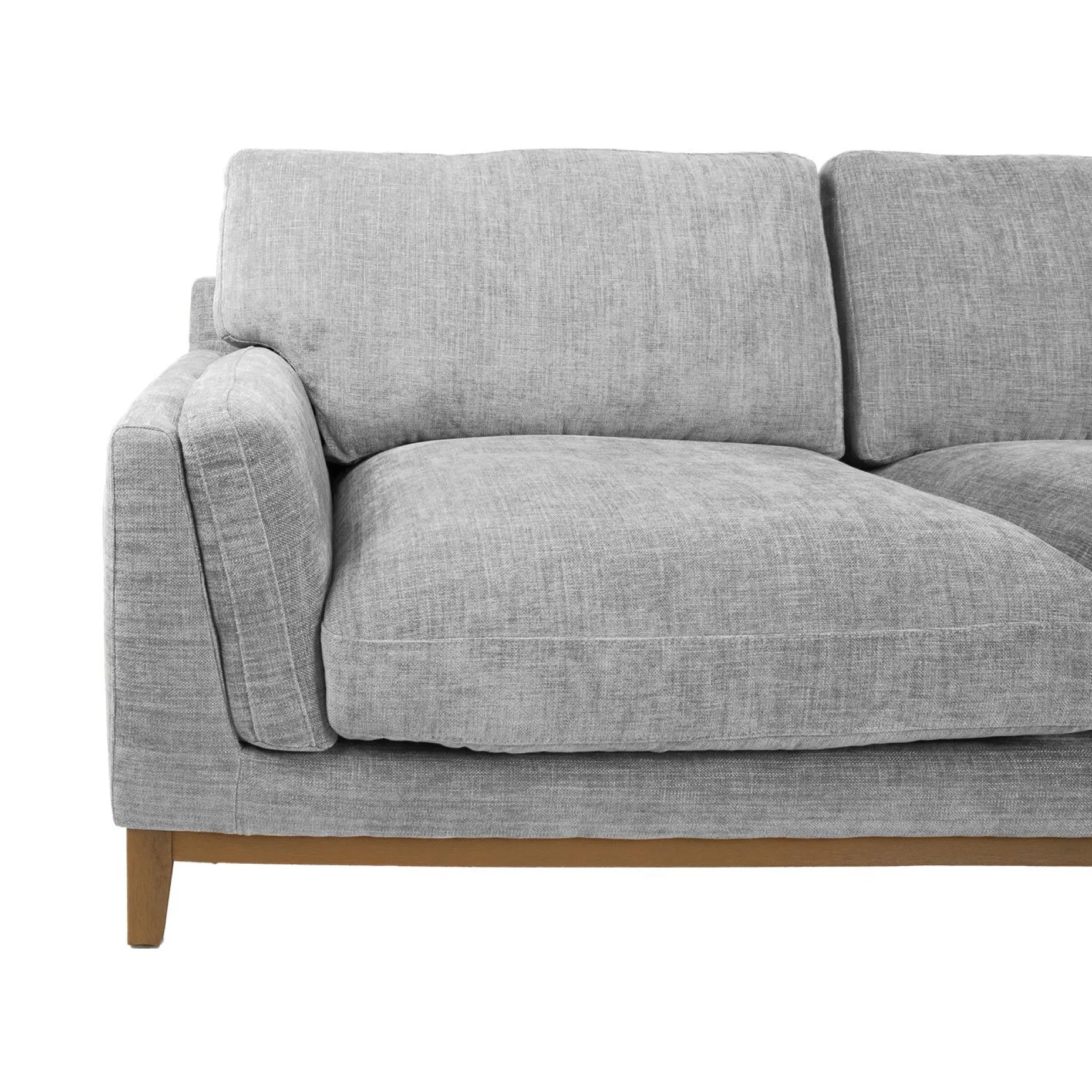 Hjørnesofa HOME4YOU Basil Grå Høyre hjørne