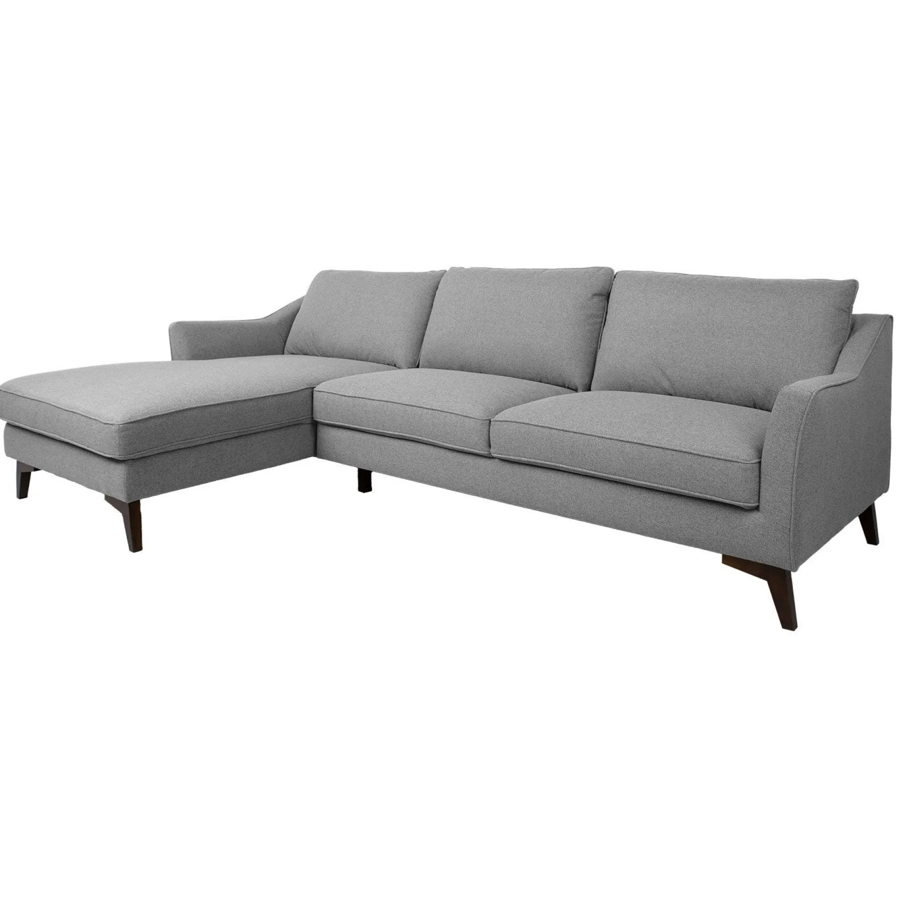 Hjørnesofa HOME4YOU Birgit venstre hjørne grå