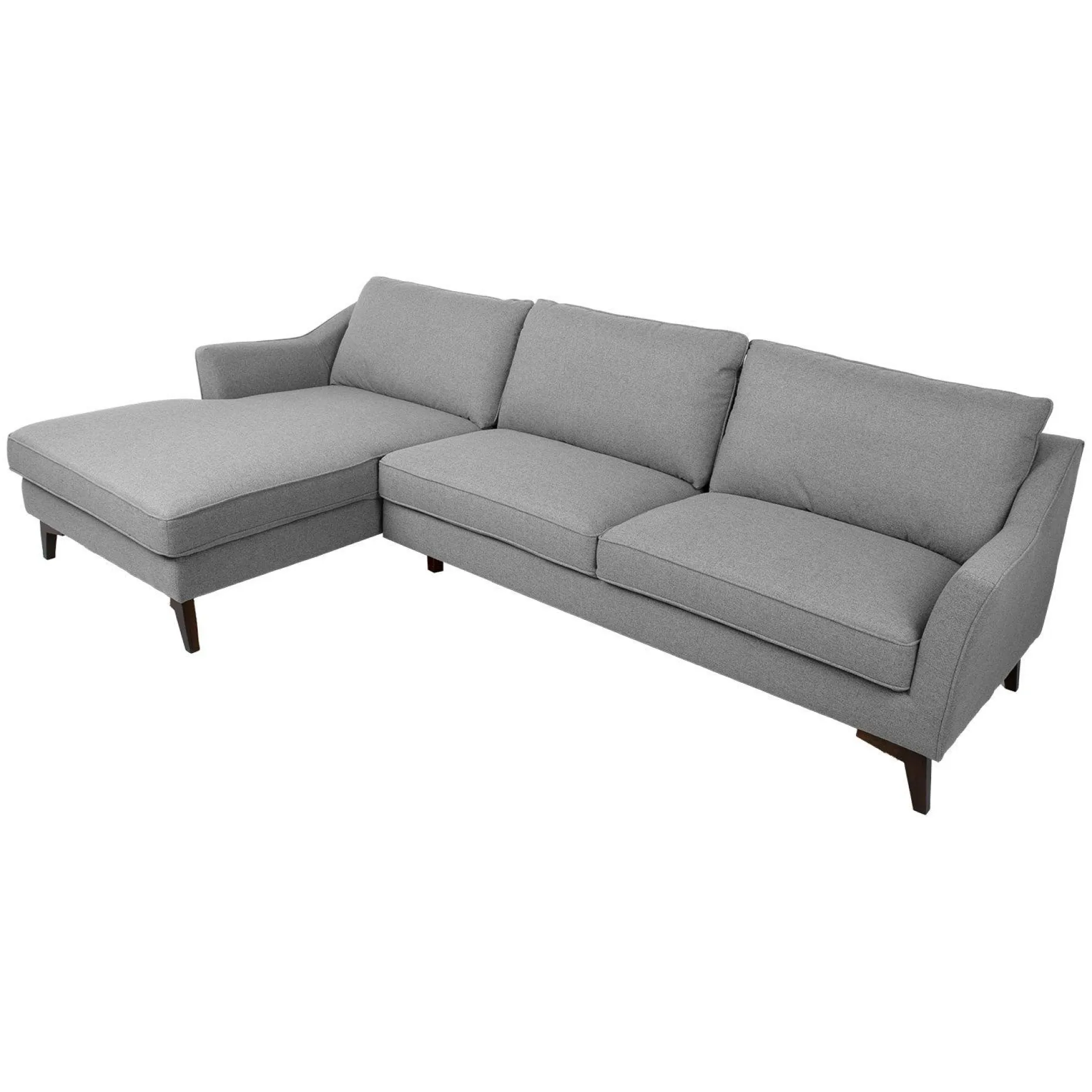 Hjørnesofa HOME4YOU Birgit venstre hjørne grå