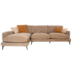 Hjørnesofa HOME4YOU Daisy Beige Venstre hjørne