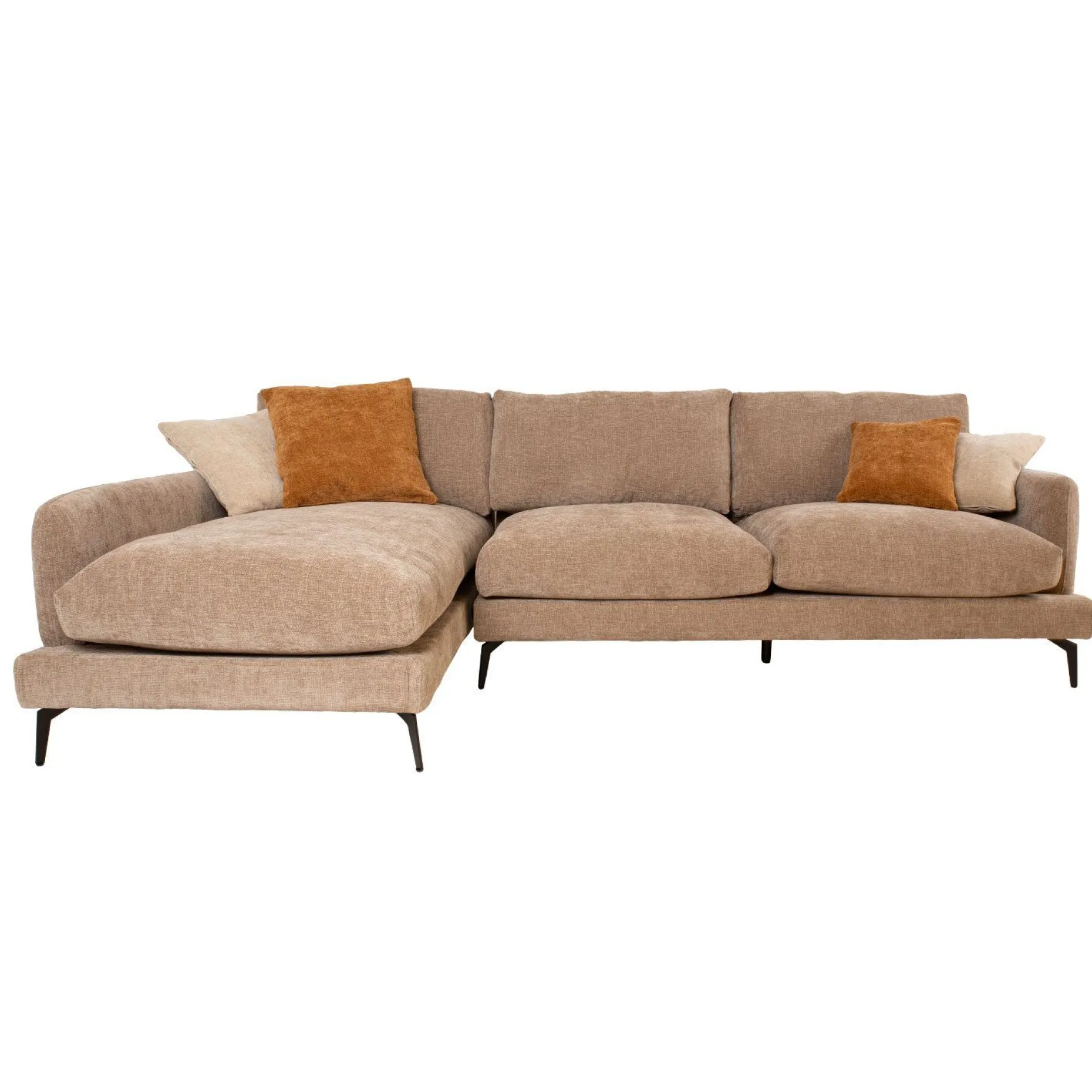 Hjørnesofa HOME4YOU Daisy Beige Venstre hjørne