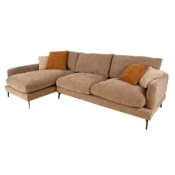 Hjørnesofa HOME4YOU Daisy Beige Venstre hjørne