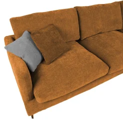 Hjørnesofa HOME4YOU Daisy Brun Høyre hjørne