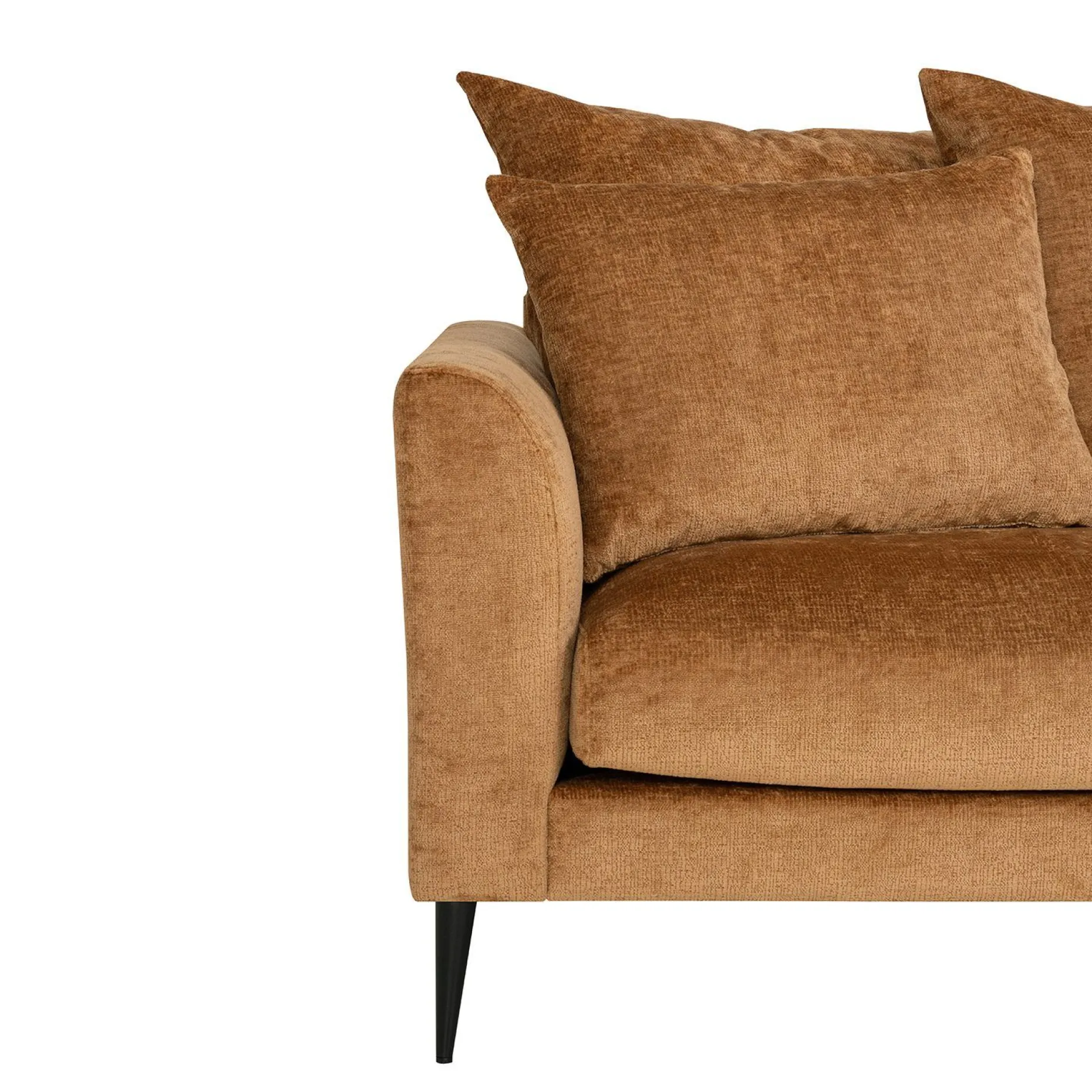 Hjørnesofa HOME4YOU Lartes brun Høyre hjørne