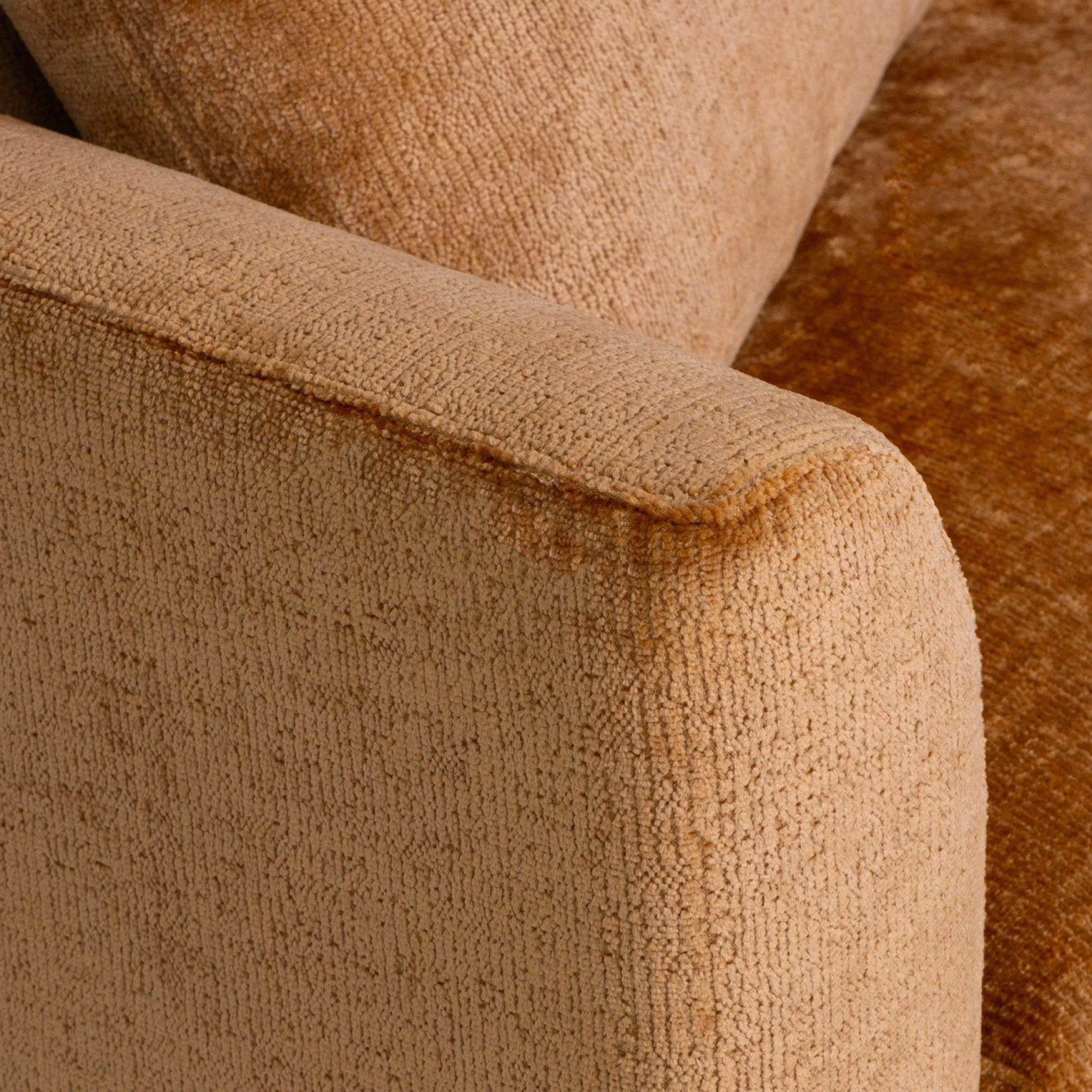 Hjørnesofa HOME4YOU Lartes brun Høyre hjørne