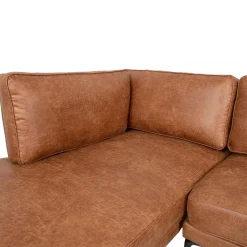 Hjørnesofa HOME4YOU Sofia Brun Venstre hjørne