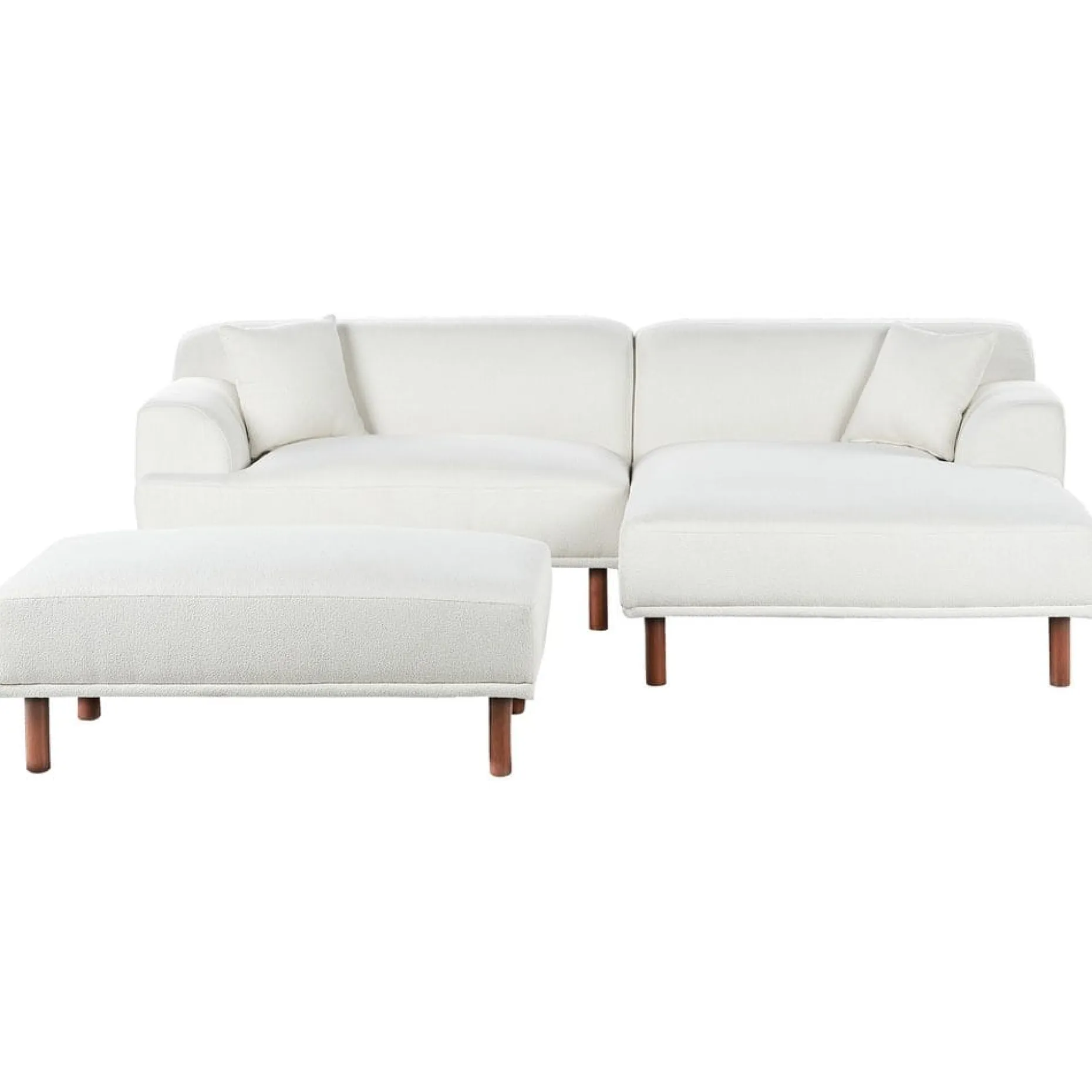 Hjørnesofa med fotskammel Holt