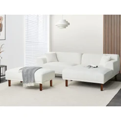 Hjørnesofa med fotskammel Holt