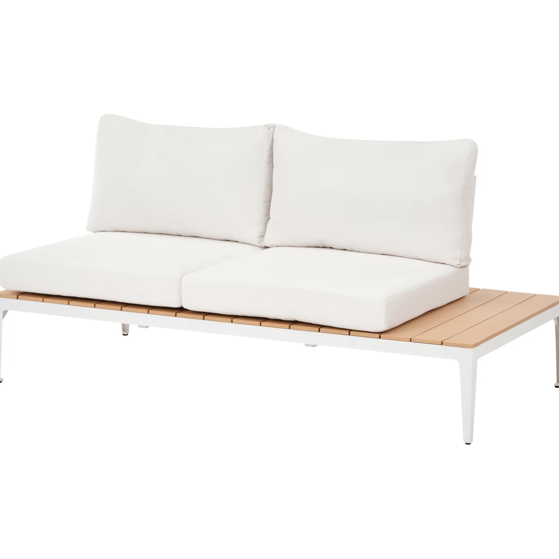 Hjørnesofa utendørs med bord 5-seter Positano