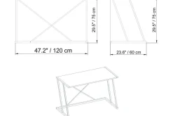 Holmö Skrivebord 120 cm