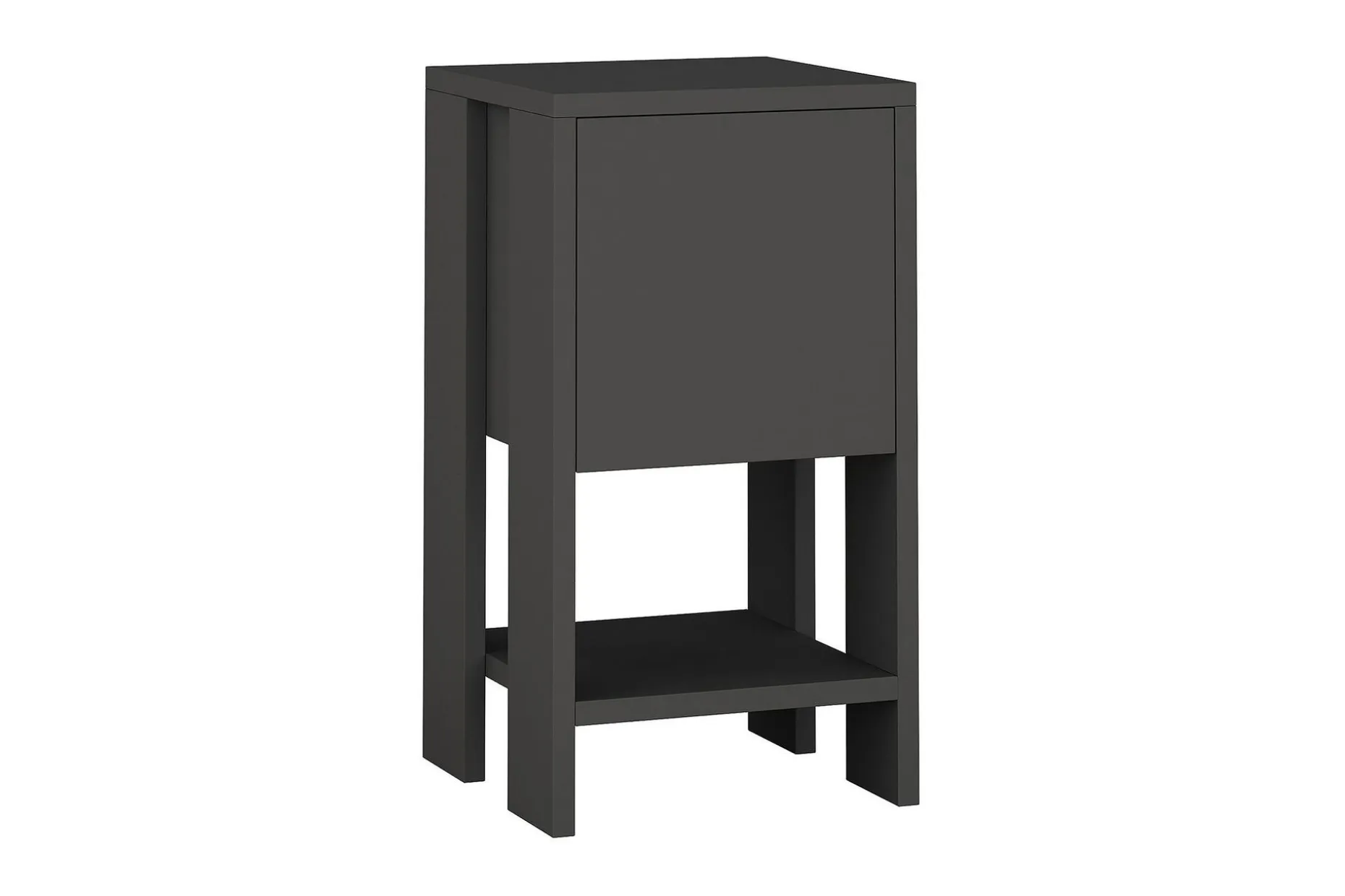 Homitis Nattbord 30 cm med Oppbevaring Hylle + Lucka