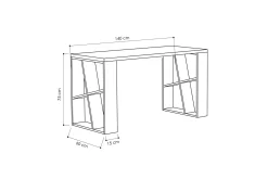 Honemey Skrivebord 140 cm
