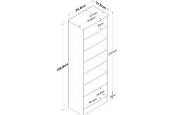 Hooda Highboard 59,8x182,8 cm Hvit