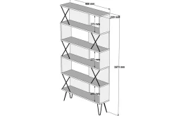 Hovdane Bokhylle 90 cm