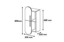 Hovdane Vegghylle 35 cm