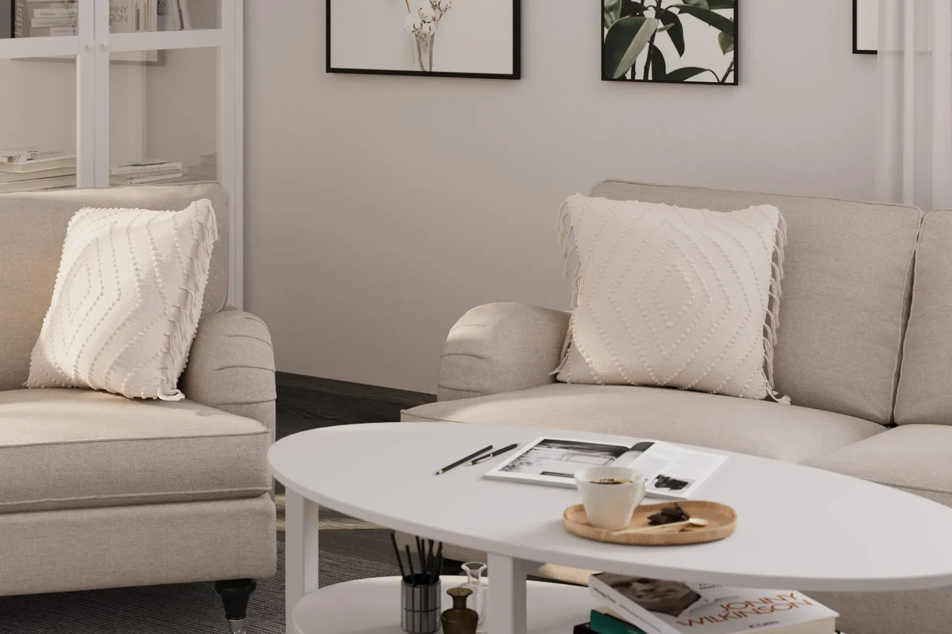 Howard Classic 2-seters Stoffsofa