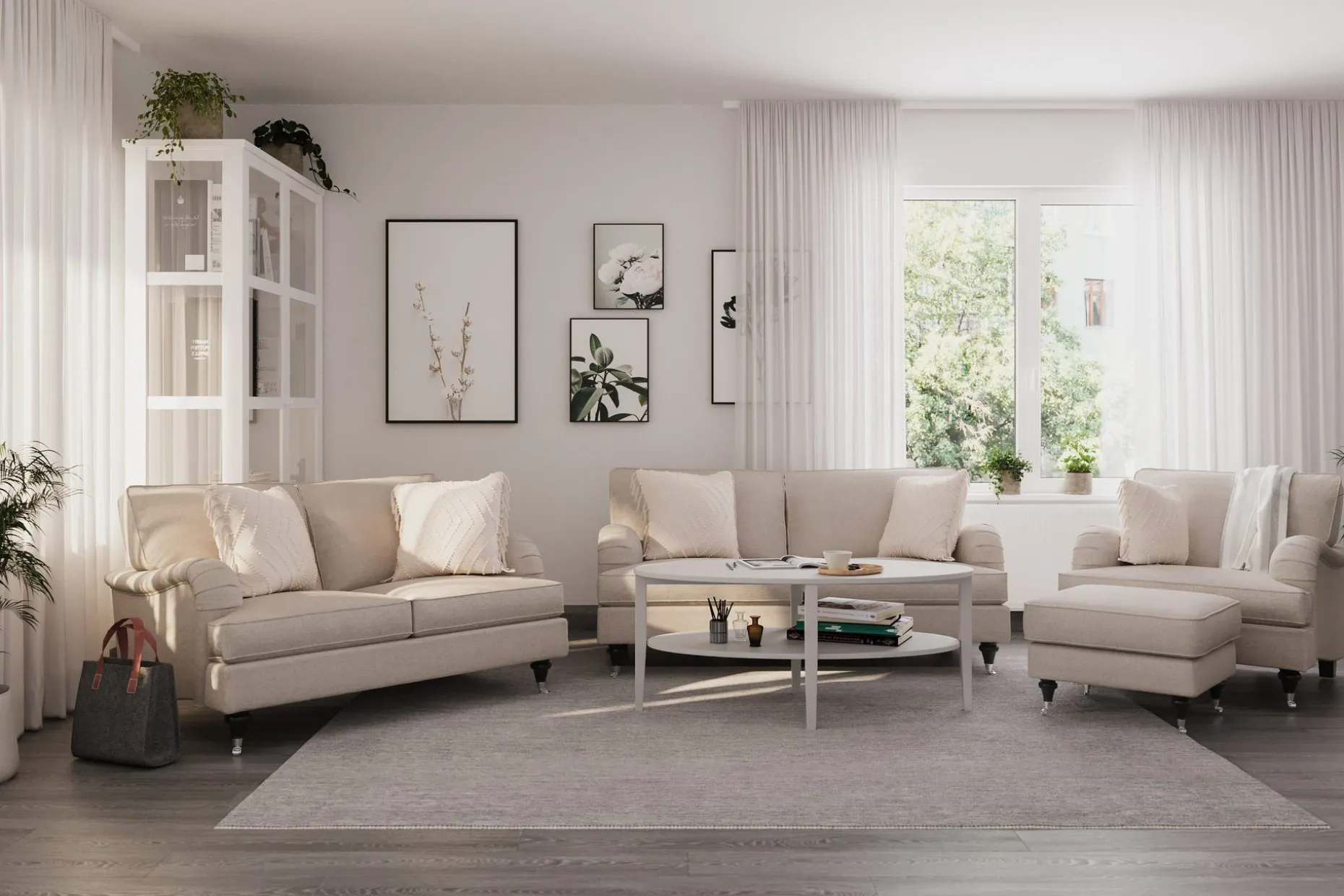 Howard Classic 2-seters Stoffsofa