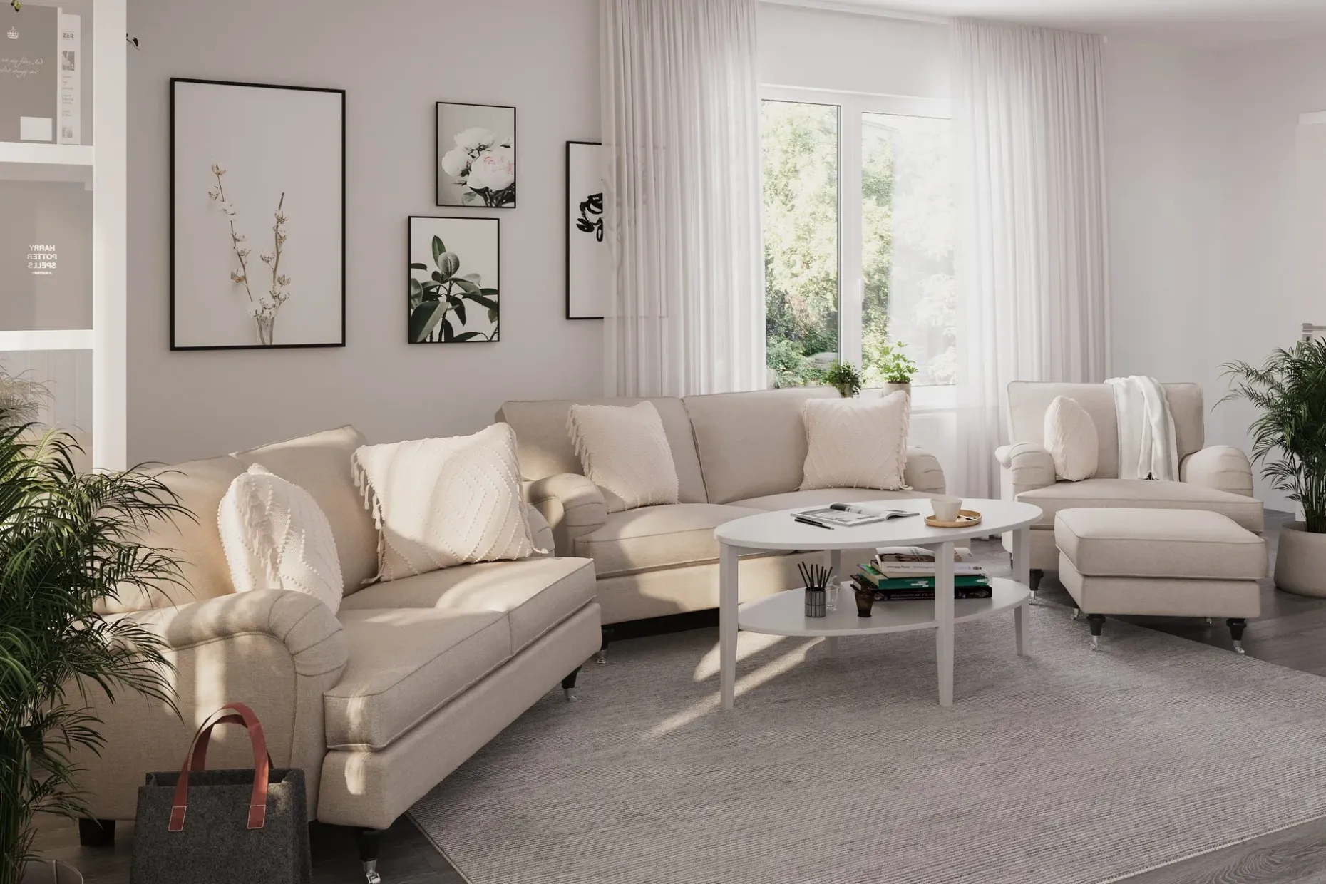 Howard Classic 2-seters Stoffsofa