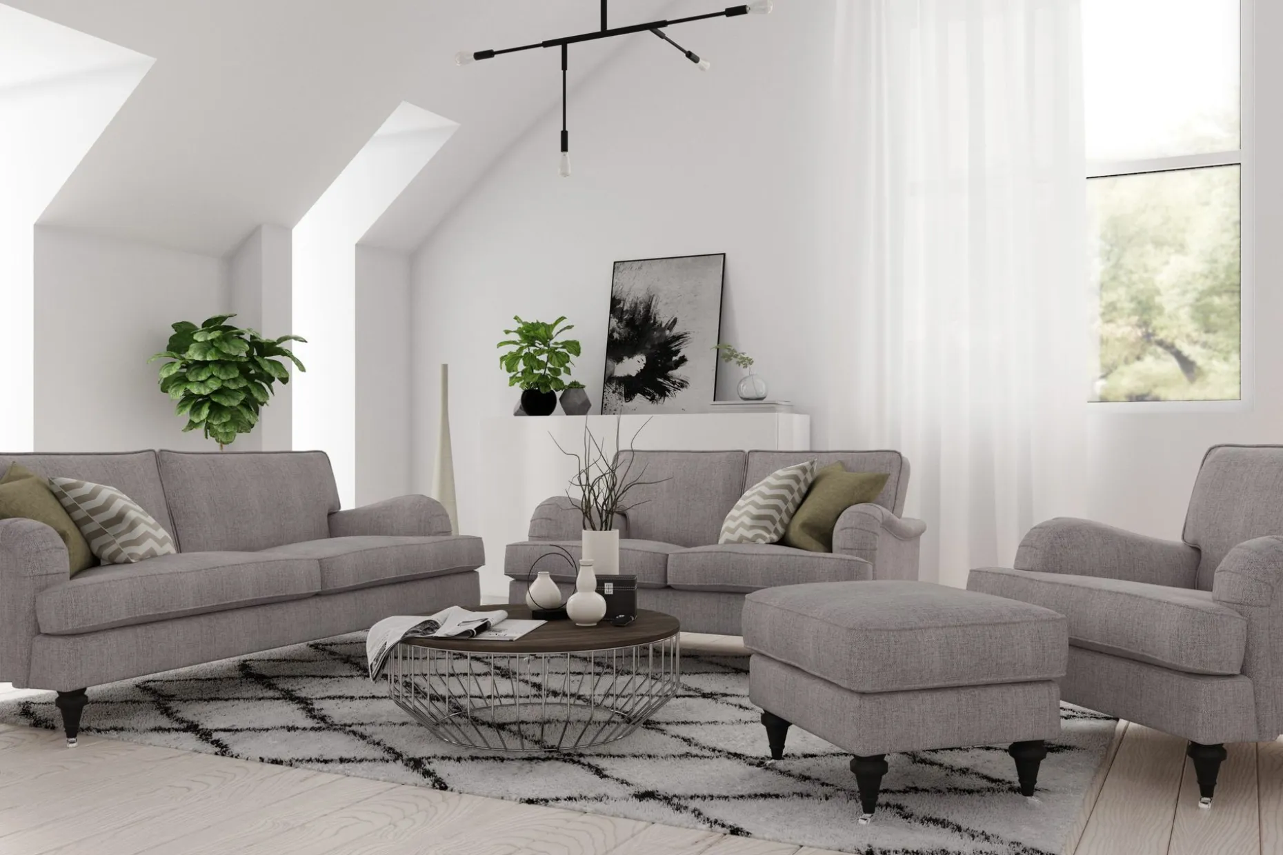 Howard Classic 2-seters Stoffsofa