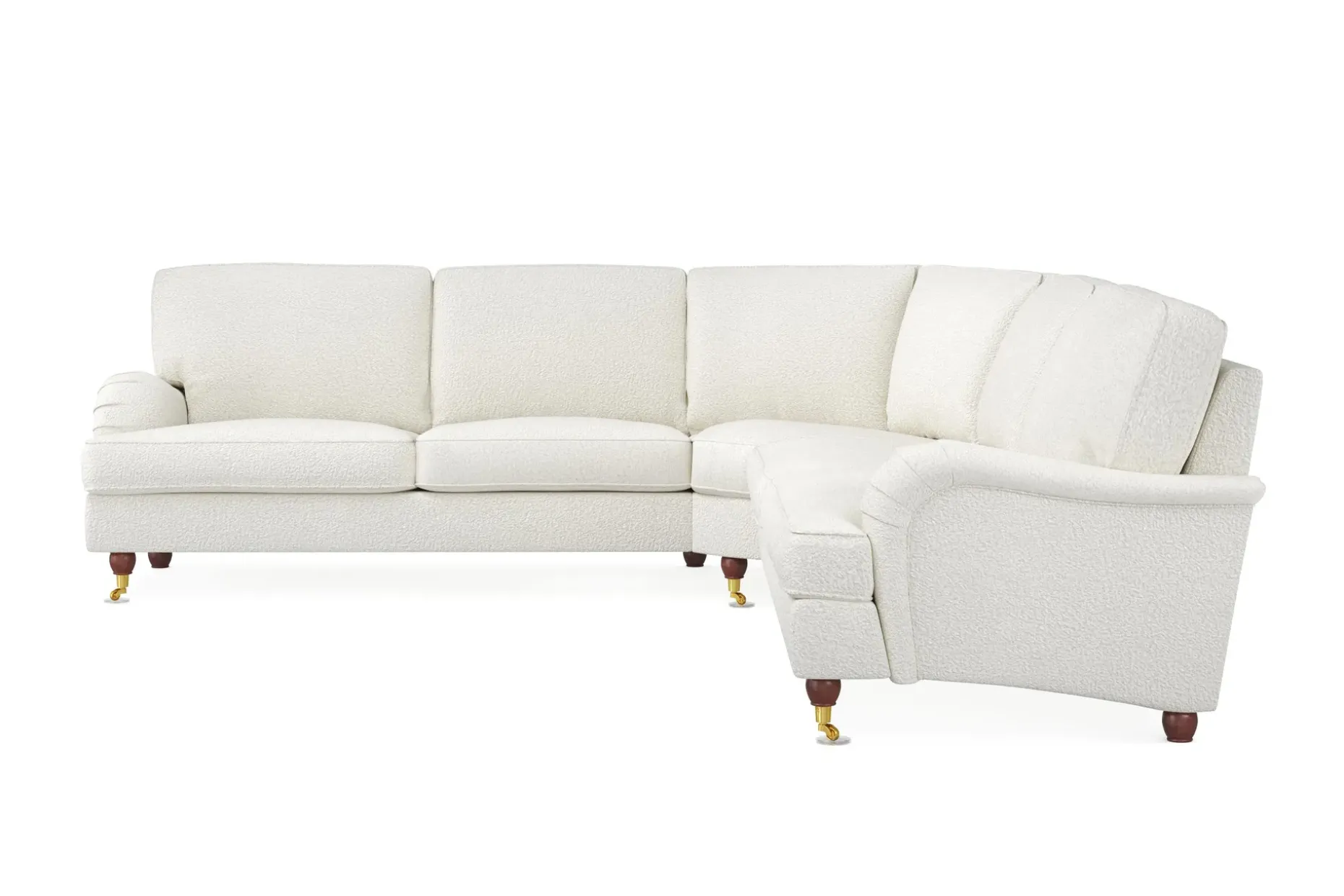 Howard Lyx 6-seters Høyrevendt L-formet Hjørnesofa i Bouclé