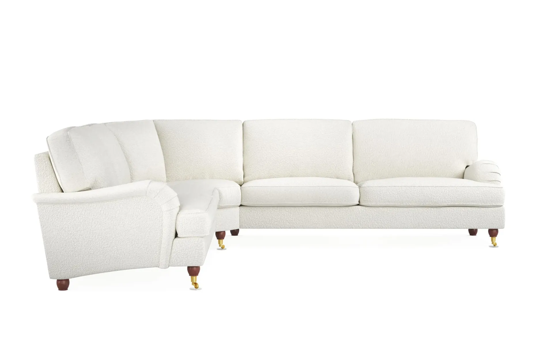 Howard Lyx 6-seters Høyrevendt L-formet Hjørnesofa i Bouclé