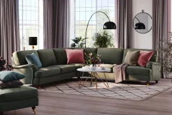 Howard Lyx 6-seters Venstrevendt L-formet Hjørnesofa i Manchester