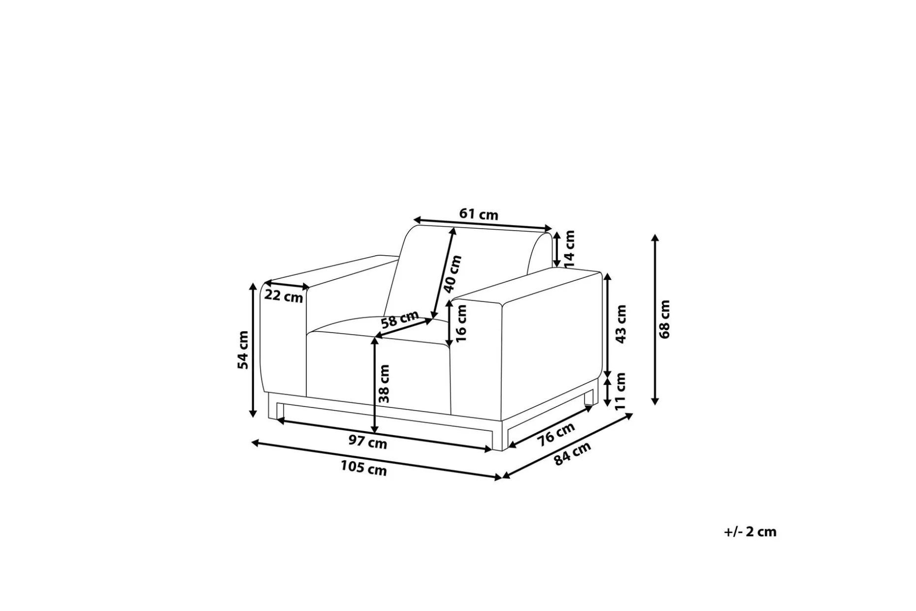 Hughen Lenestol 2-pk