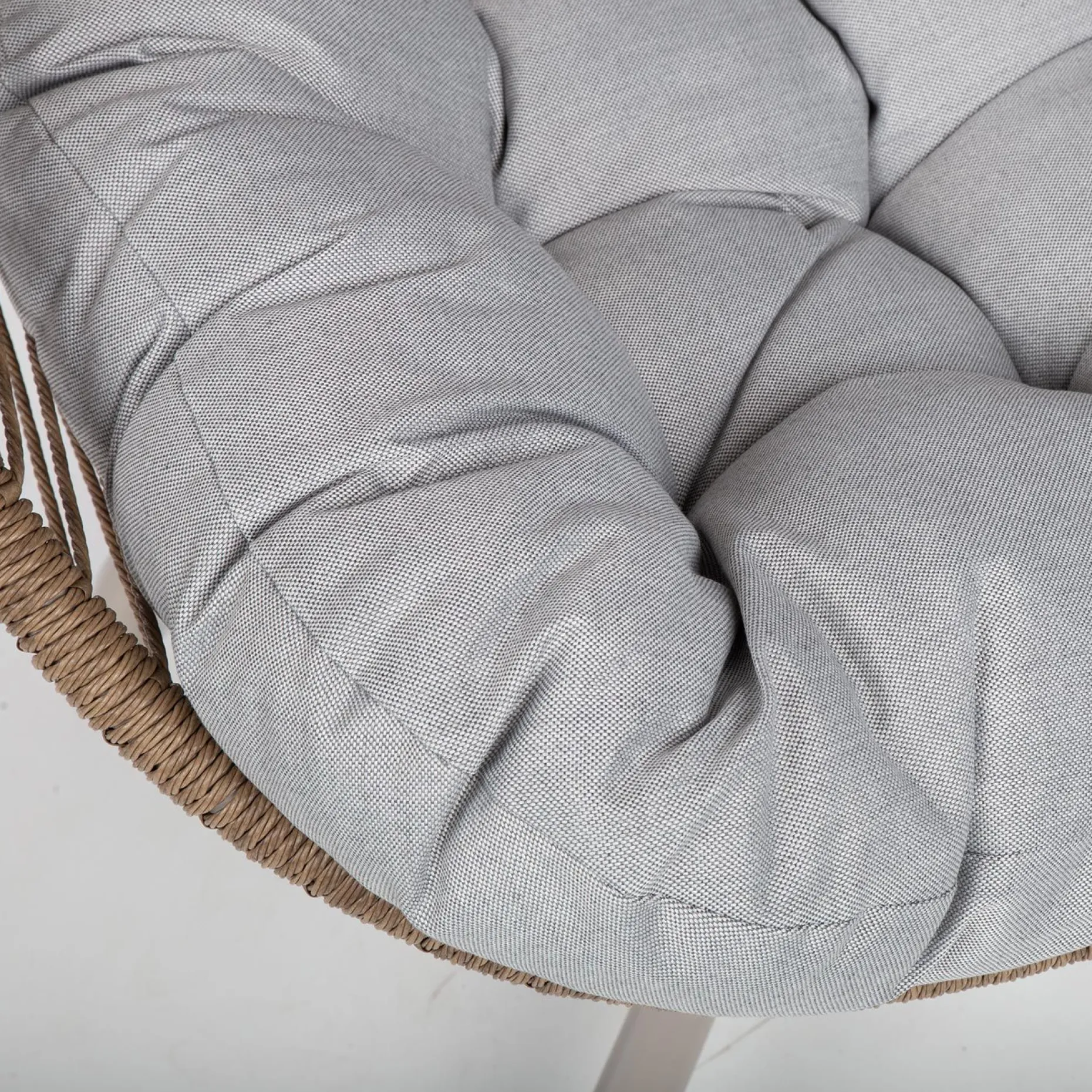 Hvilestol HOME4YOU Dorian swivel 89x95x154 cm lysebrun