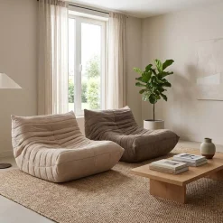 Hvilestol HOME4YOU Fiona Lysebrun