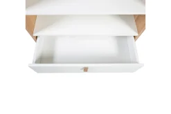 Hylle HELENA 80x40xH140cm MDF naturlig / hvit