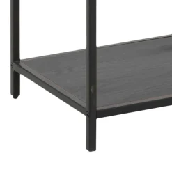 Hylle HOME4YOU Seaford 114x35x185 cm Svart