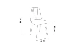 Idehult Spisegruppe 4 deler 75 cm