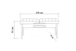 Idehult Spisegruppe 4 deler 75 cm