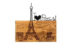 I Love You Paris Veggdekor