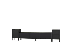 Imaj TV-møbelsett 180x35 cm Svart