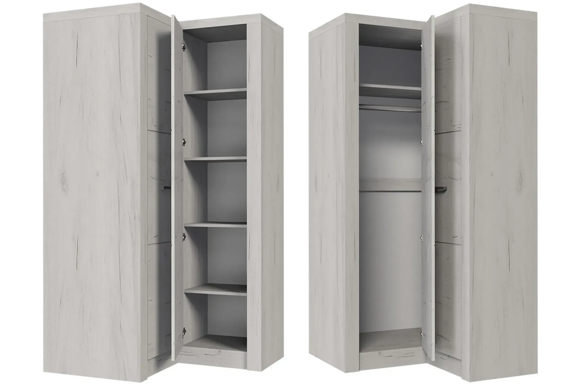 Indianapolis Garderobe 106x58x192 cm