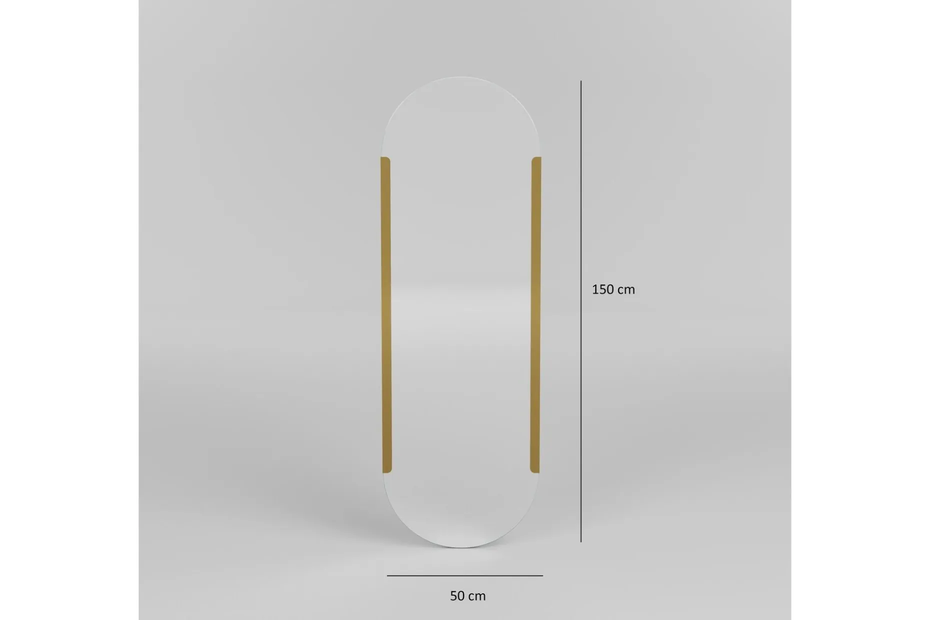 Ingang Speil 50 cm Rektangulær