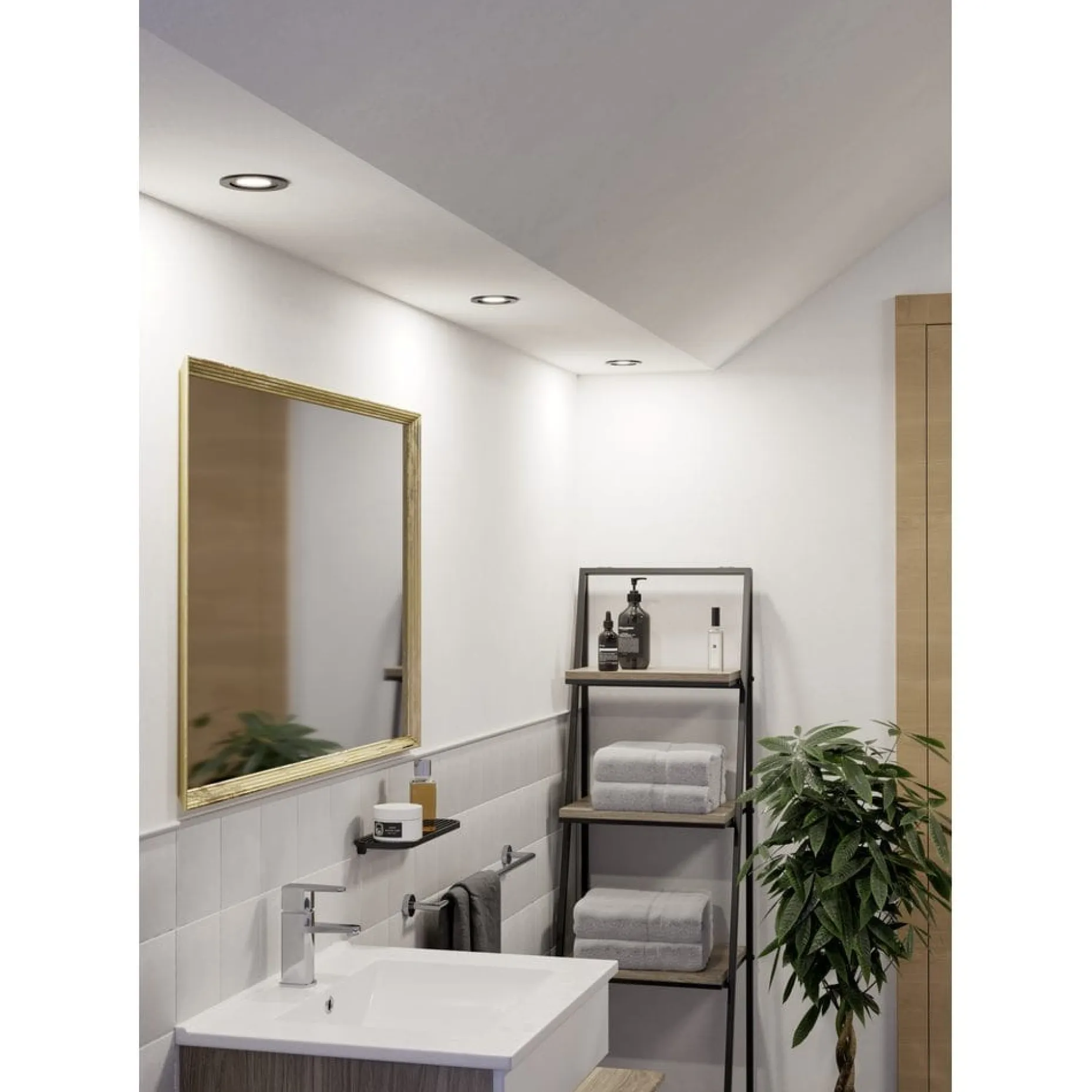 Innfelt lampe Barranco IP44 30 mm 3000K Sett på 3